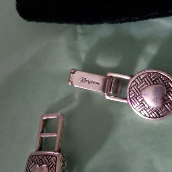 Beautiful Brighton HEIRESS Silver Plated Gold Plated Crystal Disc Link Bracelet - Picture 11 of 12